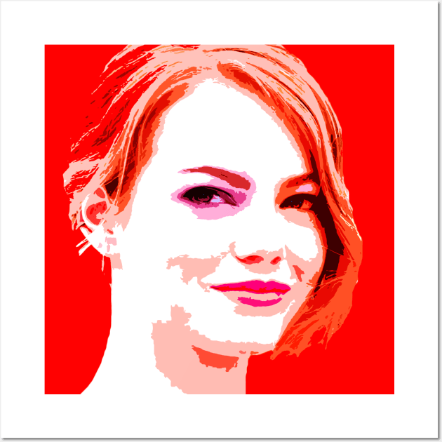 emma stone Wall Art by oryan80